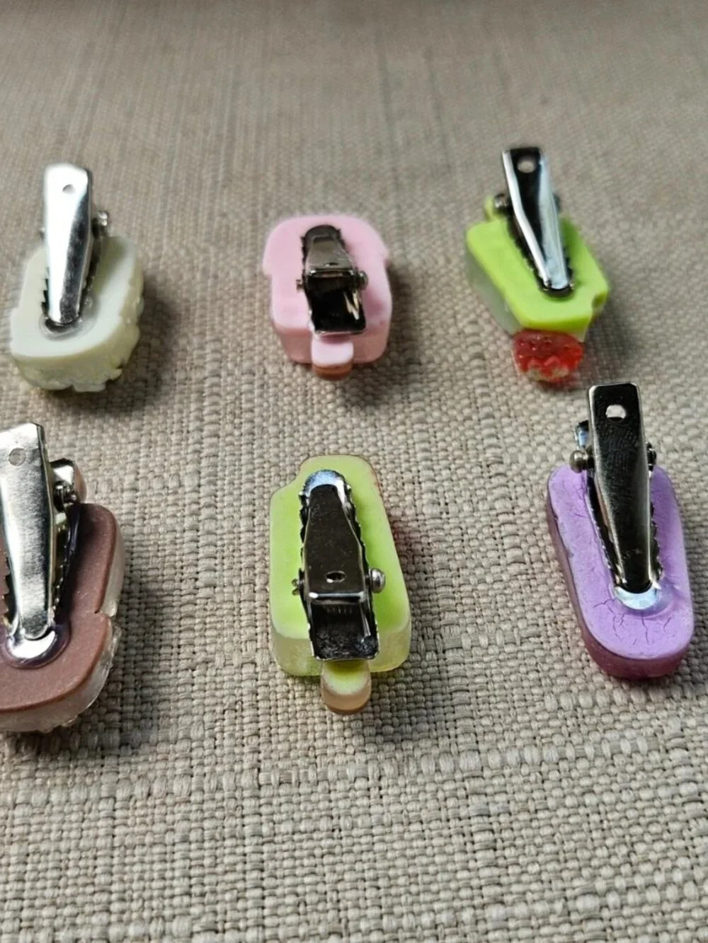 Women Ice Cream Hair Clips Cute Suitable for Braids Ponytails Hair Accessories